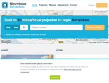 Tablet Screenshot of nieuwbouw-rotterdam.nl